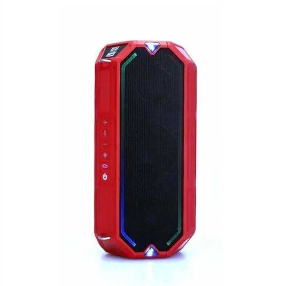Altec Lansing HydraShock Red Everything Proof Portable Bluetooth Speaker - Picture 2 of 12